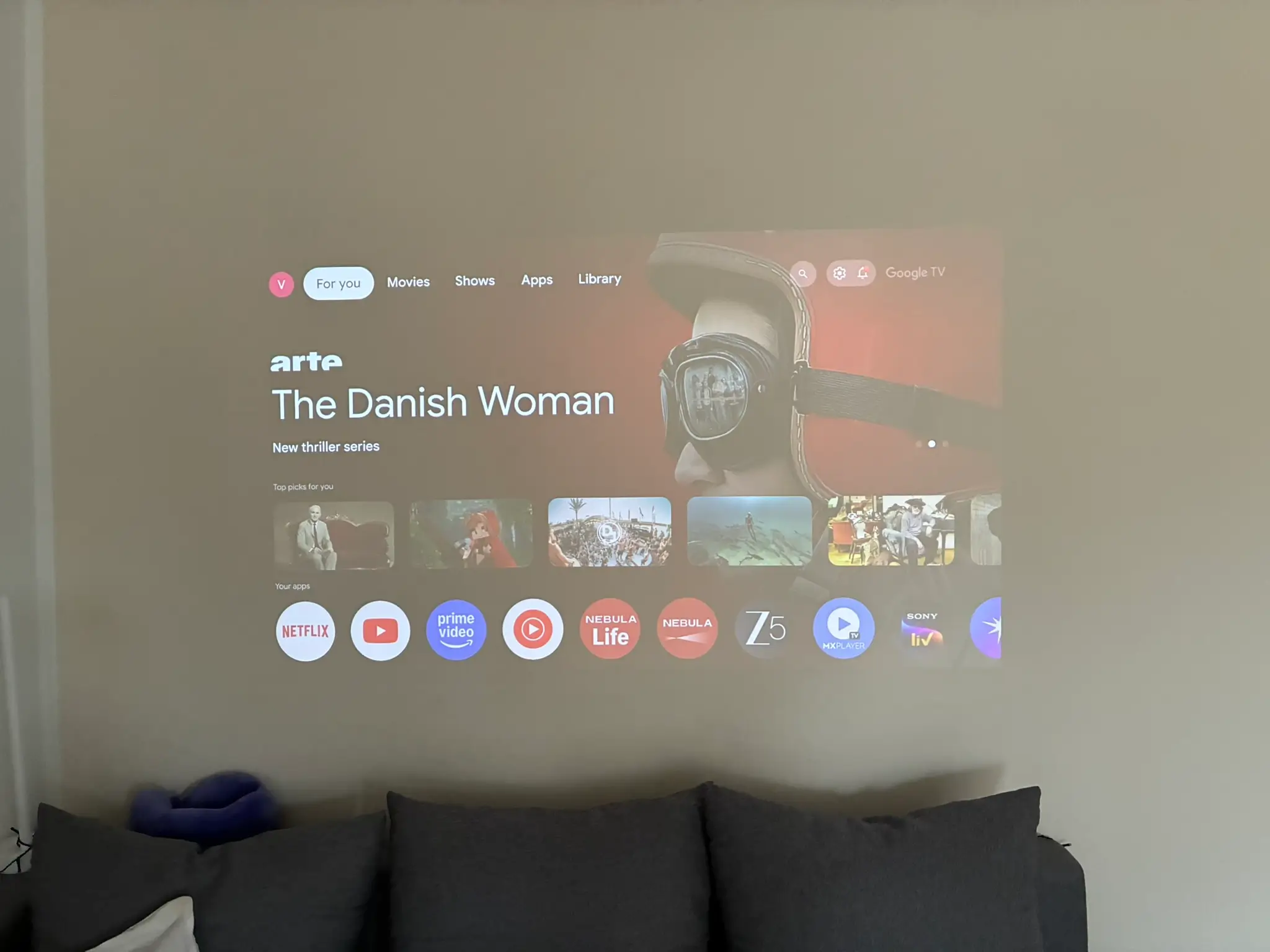 Nebula Capsule 3 Bildqualität im "Eco" Modus Bild 1