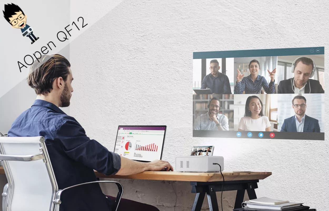 AOpen QF12 powered by Acer Test – 149€ Beamer im Test