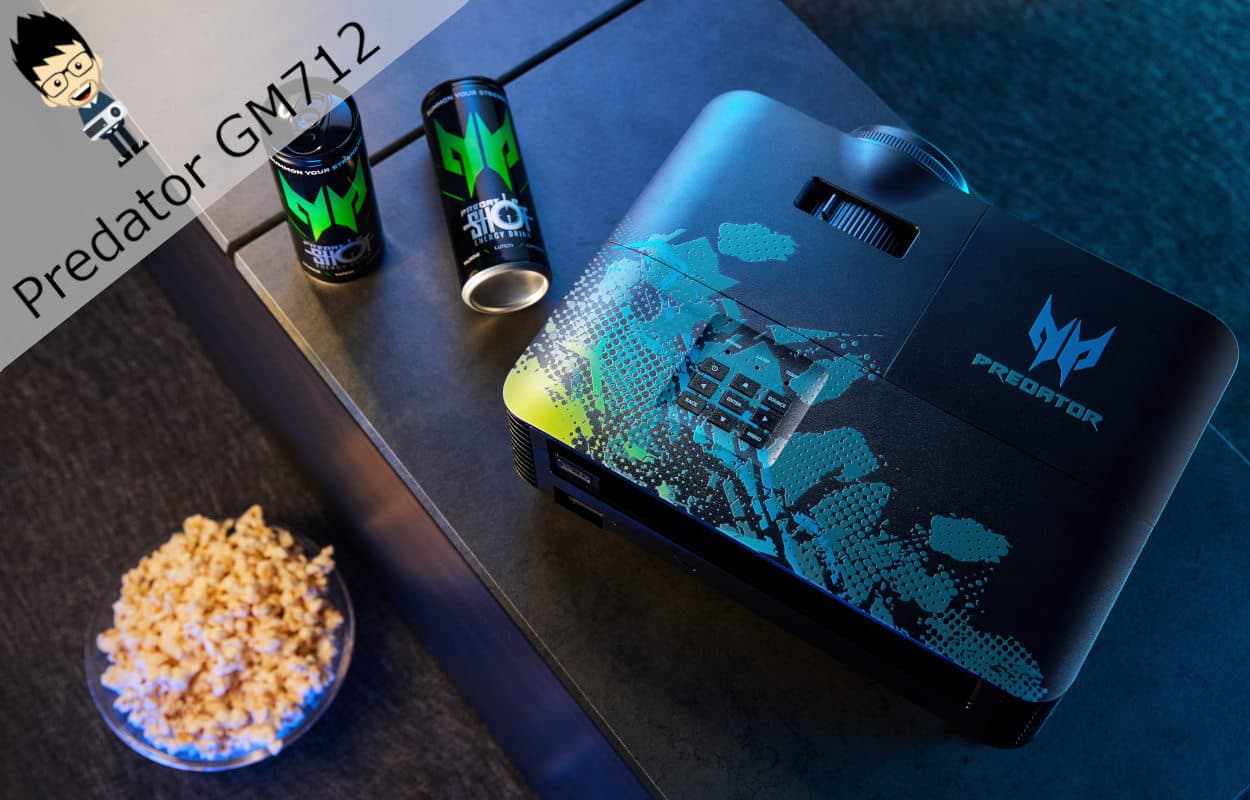 4k Gaming Beamer – der Predator GM712 im Test