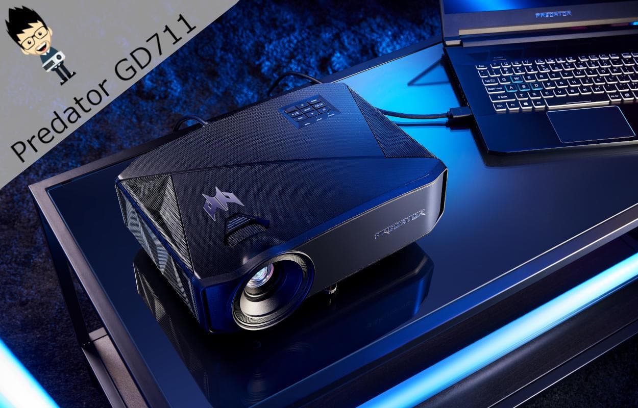 4k Gaming Beamer – der Predator GD711 im Test